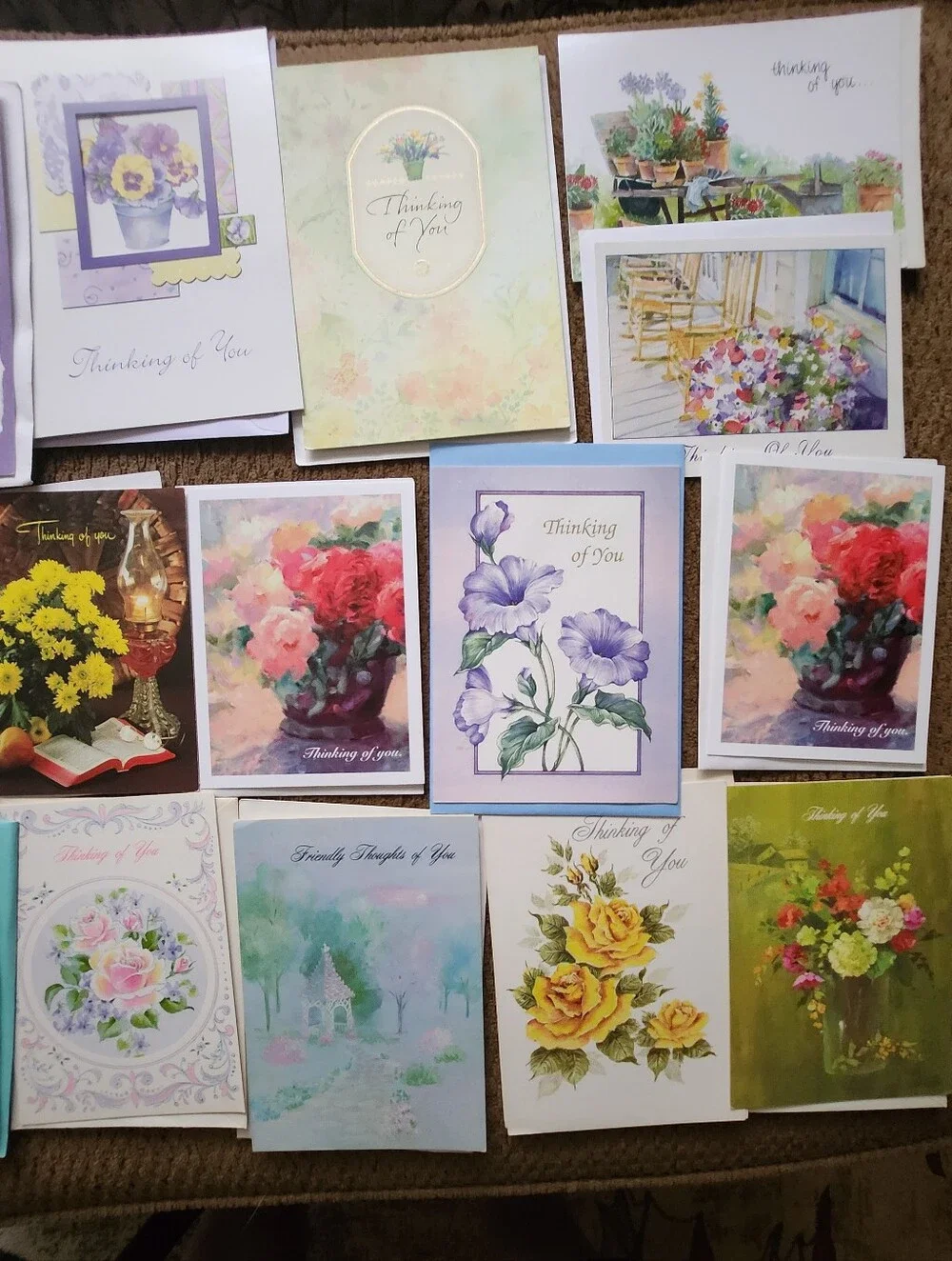 ThinkingOfYou Cards with Envelopes Lot Of 20